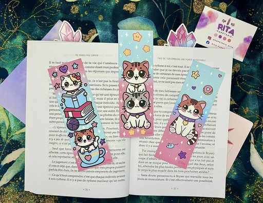 Marque-Page Chats Kawaii